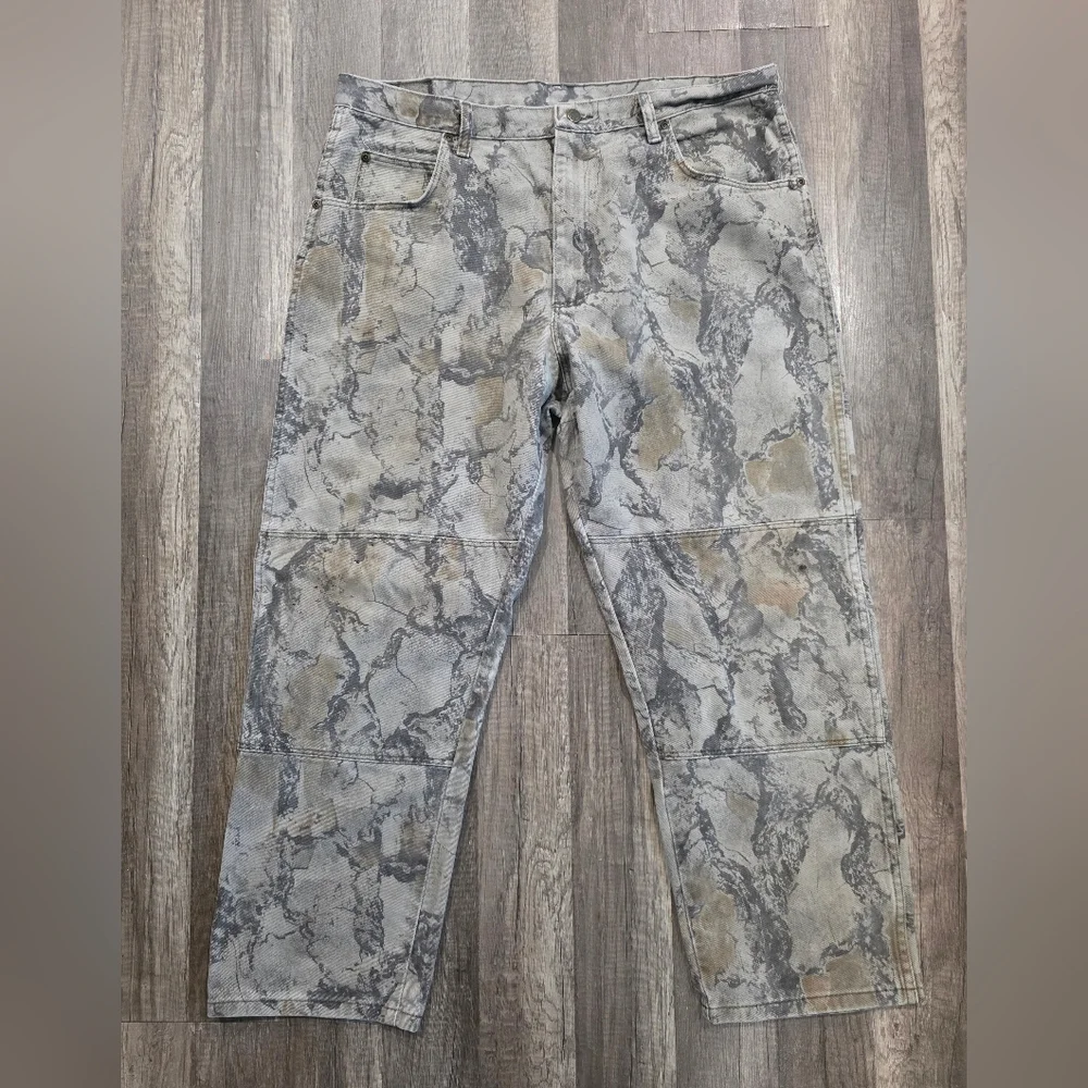 WRANGLER CAMO JEANS Western Outdoor MENS 40 X 30 Camoflage